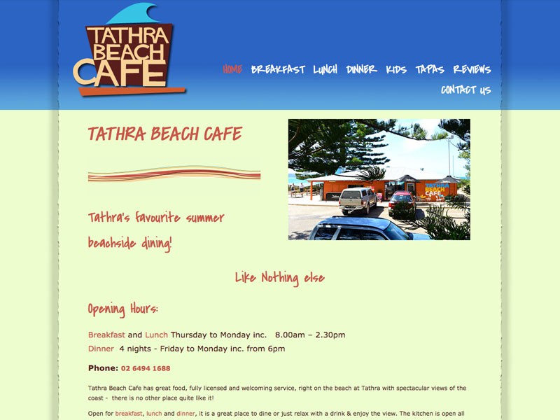 Tathra Beach Cafe, Tathra Beach NSW