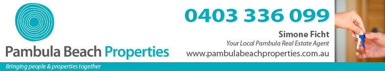 Pambula Beach Properties,
Bringing people & properties together