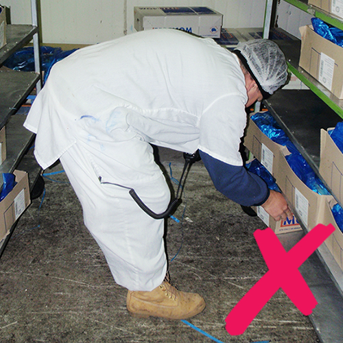 Occupational and Workplace lifting incorrectly