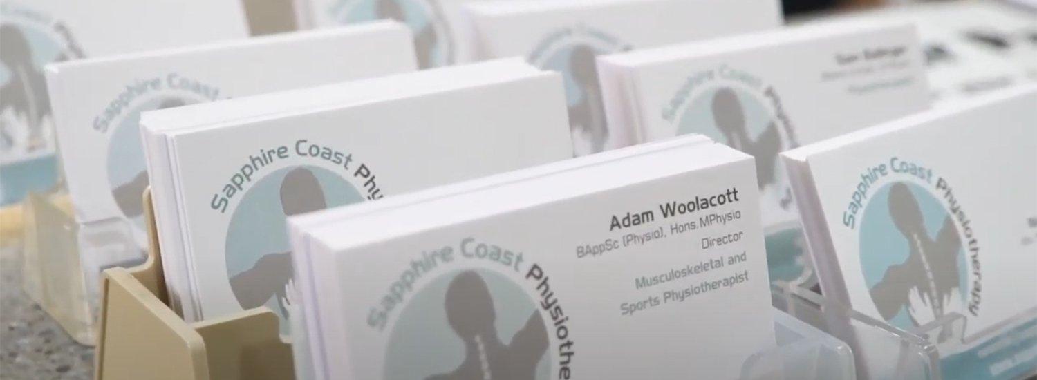 Sapphire Coast Physiotherapy Business Cards